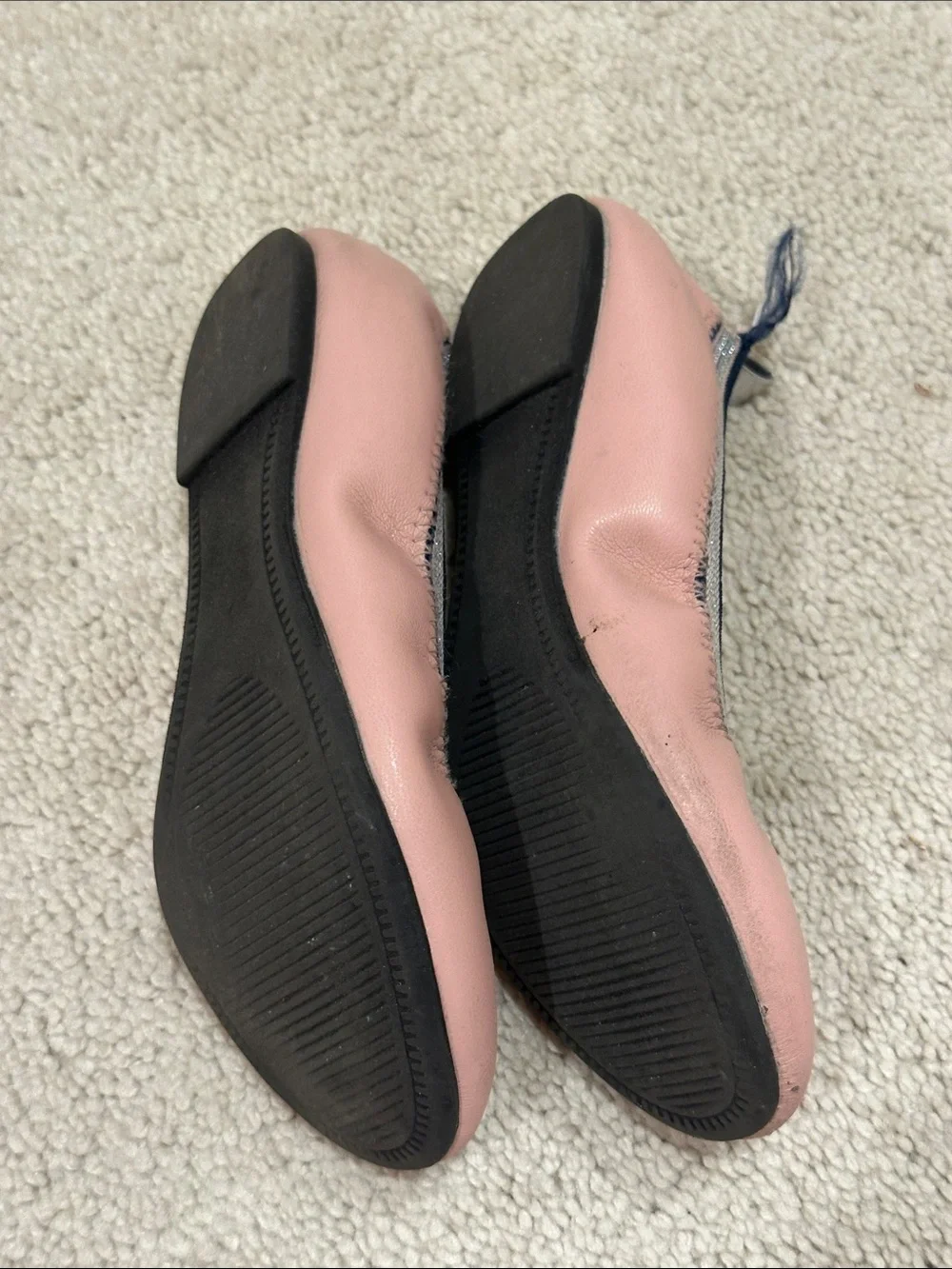 Gymboree Pink Girls Elastic-Trim Ballet Flats